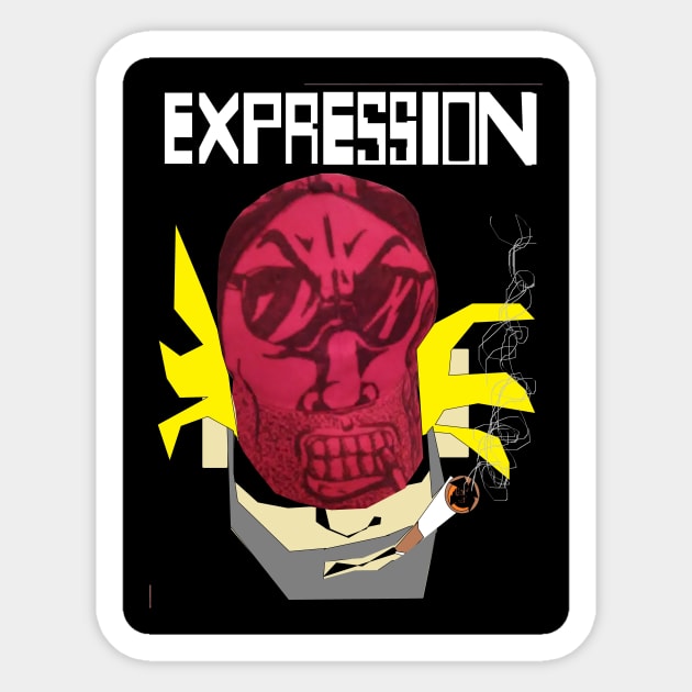 Expression Sticker by Wrek